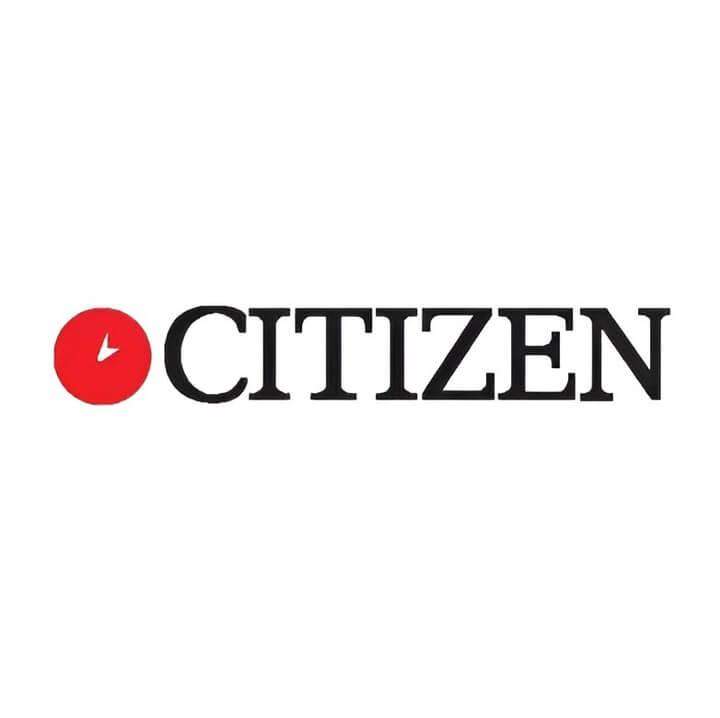 โลโก้ Citizen บนพื้นหลังสีขาว 