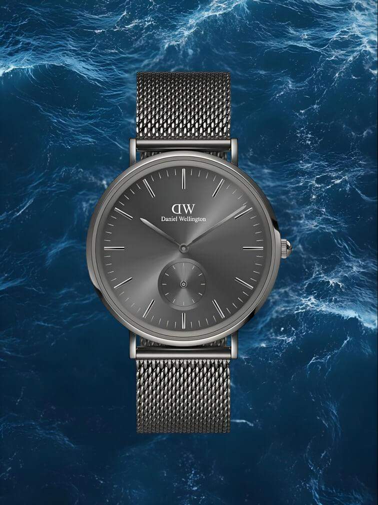 นาฬิกาเคสกราไฟต์เข้มทั้งเรือน สุดหรูและทันสมัย