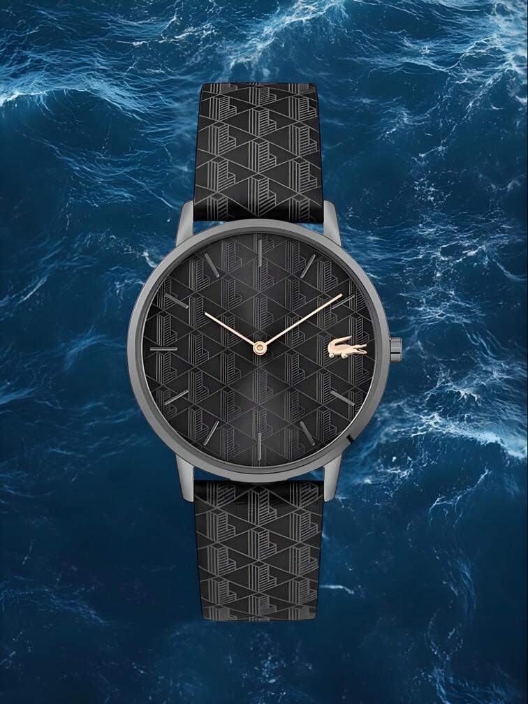 นาฬิกาสีดำทั้งหมดในกรอบเงินที่เรียบหรู ผสมผสานความทันสมัยกับสไตล์ที่มีความสง่างามสำหรับลุคที่โดดเด่นและไร้กาลเวลา