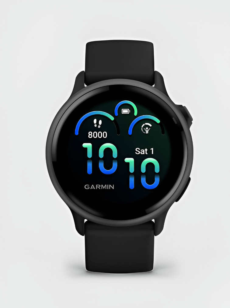 Vivoactive 6 สีดำ แสดงผลคมชัดด้วยจอ AMOLED ดีไซน์หรูทันสมัย