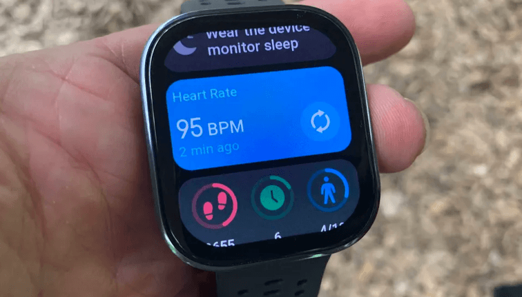 Bip 6 แสดงฟีเจอร์ตรวจวัดอัตราการเต้นหัวใจแบบเรียลไทม์
