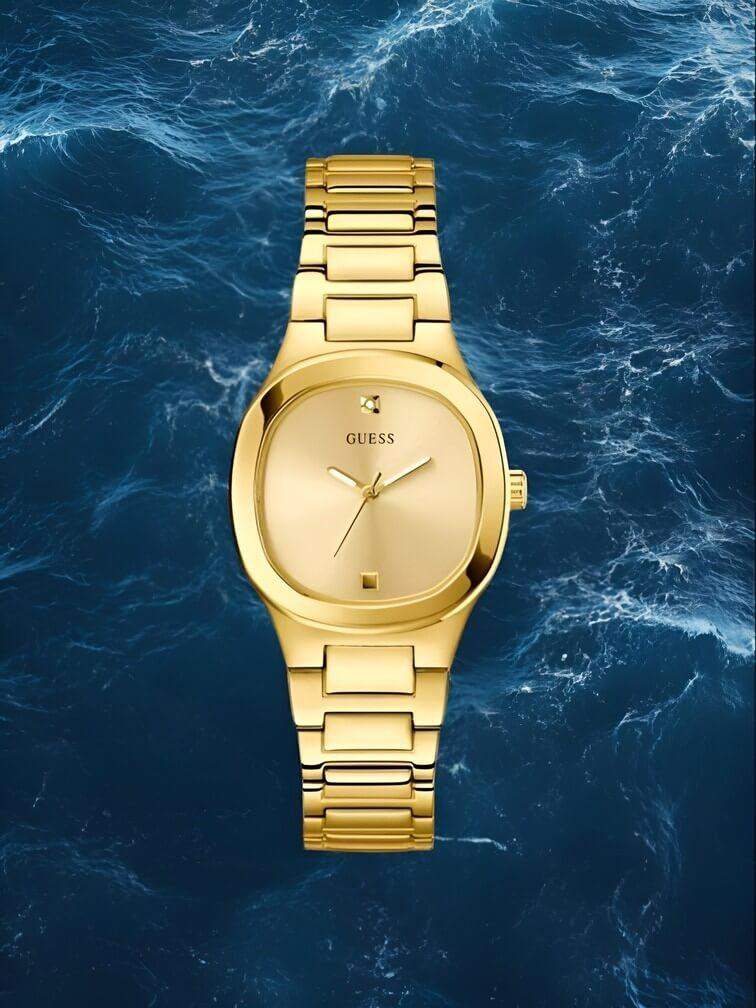 นาฬิกา Eve สีทองอร่าม ตัวเรือนและสายทอง เรียบหรูและทันสมัย