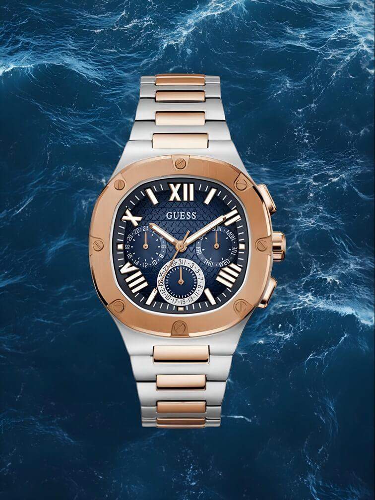 รุ่นทอง Headline-เงินพร้อมหน้าปัดสีน้ำเงิน