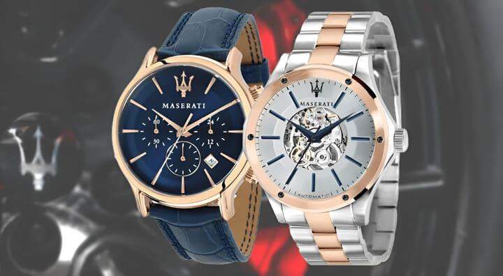 2 รุ่นนาฬิกา Maserati สไตล์พรีเมียมและทันสมัยสำหรับผู้ชาย