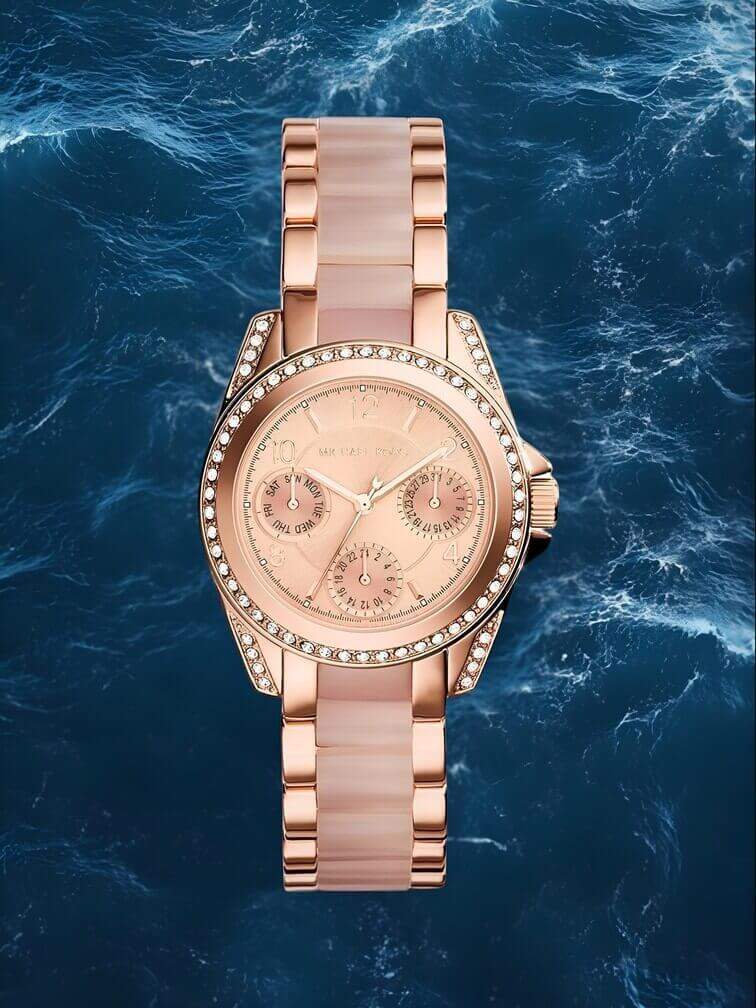 นาฬิกาสุดหรูทองโรสโกลด์ ดีไซน์สวยงามโดดเด่น