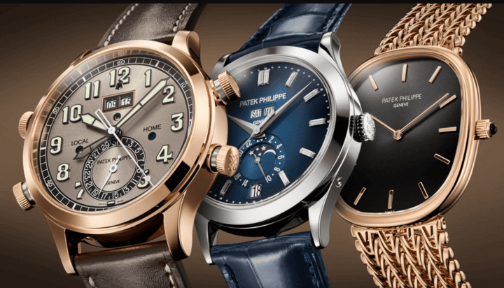 นาฬิกา 3 เรือนที่ดูแพงทำจากวัสดุและสีที่แตกต่างกัน