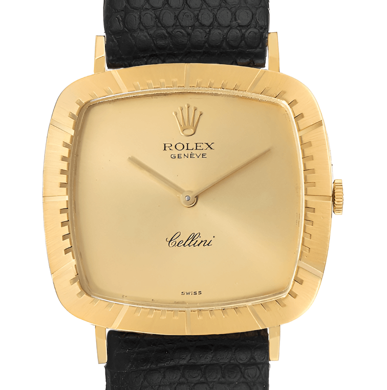 Rolex Cellini 4084 Champagne Dial N Serial 18K Solid Gold 