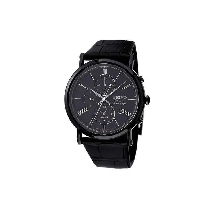 นาฬิกาโครโนกราฟสีดำทั้งหมด พร้อมดีไซน์ที่หรูหราและทันสมัย