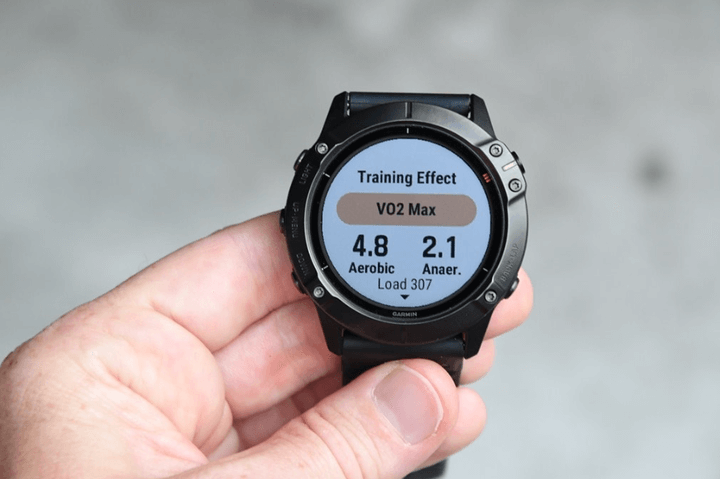 ภาพข้อมูล VO2 Max ใช้สำหรับการวางแผนฝึกซ้อมขั้นสูง