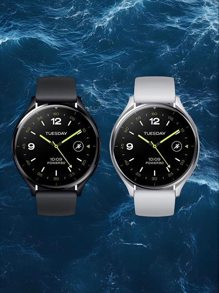 สมาร์ทวอทช์สองเรือนพร้อมหน้าจอแสดงวงแหวนคลาสสิก