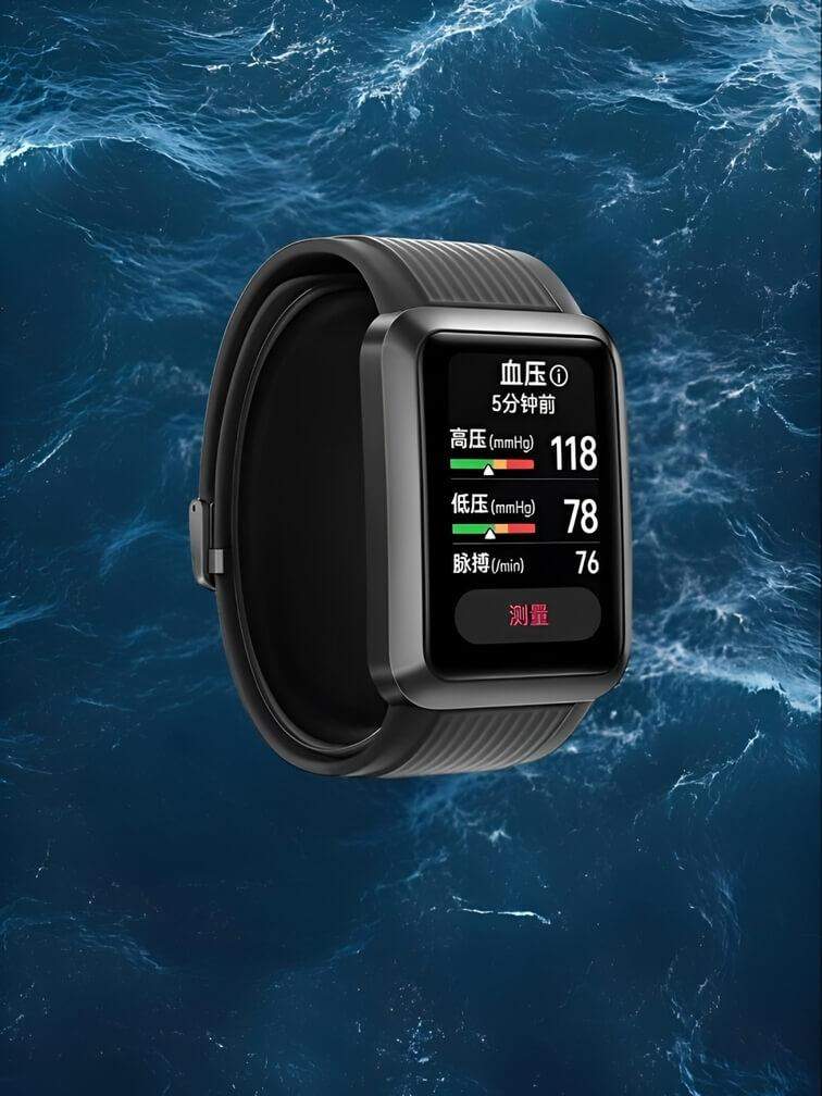 โมเดลสีดำดีไซน์เรียบหรู หน้าปัดแสดงฟังก์ชันขั้นสูง