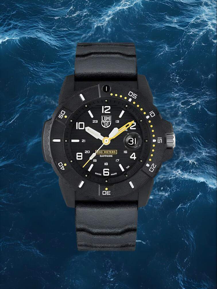 นาฬิกาทั้งหมดสีดำพร้อมดีไซน์สไตล์ทหาร - ทนทานและเหมาะสำหรับการใช้งานในสภาวะสุดขั้ว
